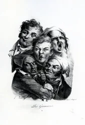 Les Grimaces, ca. 1823